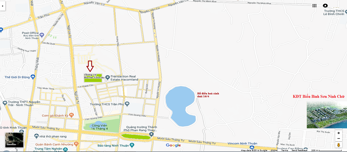 Barn đồ vị trí dự án chung cư Hacom Galacity