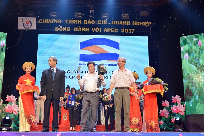 Bao chí - Doanh nghiệp đồng hành cùng APEC 2017, Công ty CP Thành Đông Ninh Thuận được vinh danh tại hội nghị